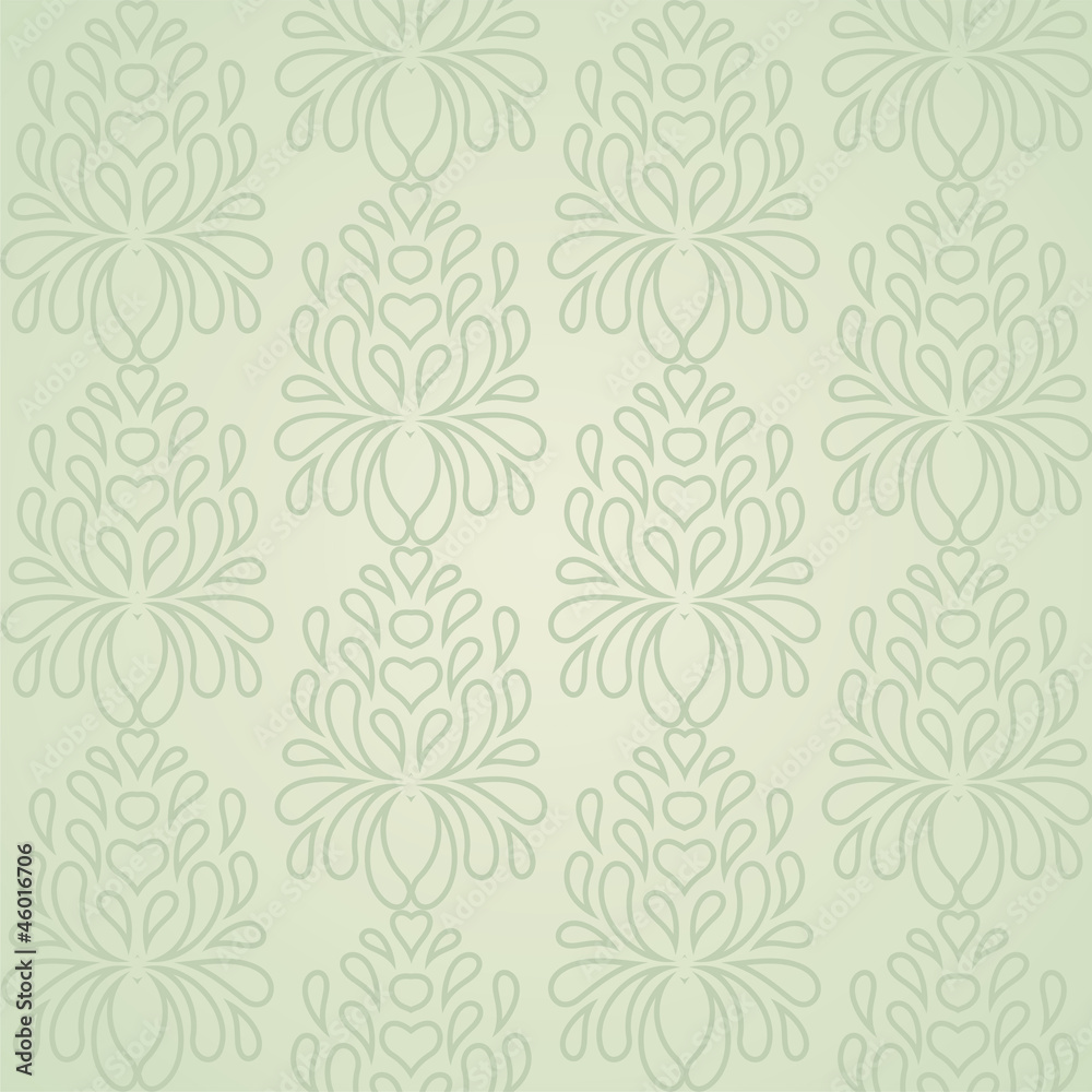 Seamless Damask wallpaper