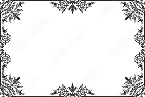 Decorative vegetative ornament of 19 centuries