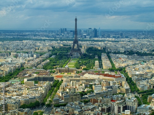 Paris view from Montparnasse tower. France © bokstaz