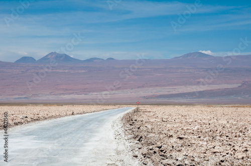 Salt flat of Atacama  Chile 