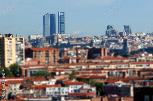Madrid skyline © salvafranco