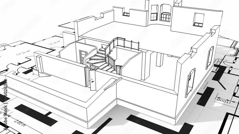 Construction of residential house