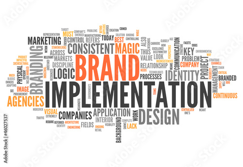 Word Cloud "Brand Implementation"