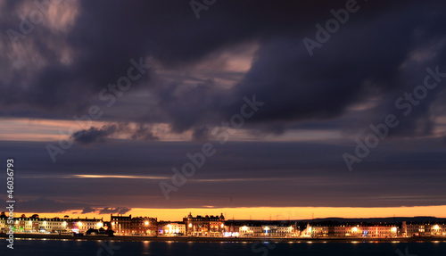 Dusk Weymouth seafront England © Oliver Taylor