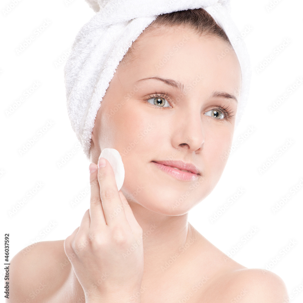 Young woman with perfect health skin of face Young woman with perfect health skin of face