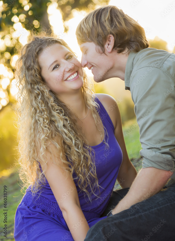 An Attractive Couple Enjoying A Day in the Park An Attractive Couple Enjoying A Day in the Park