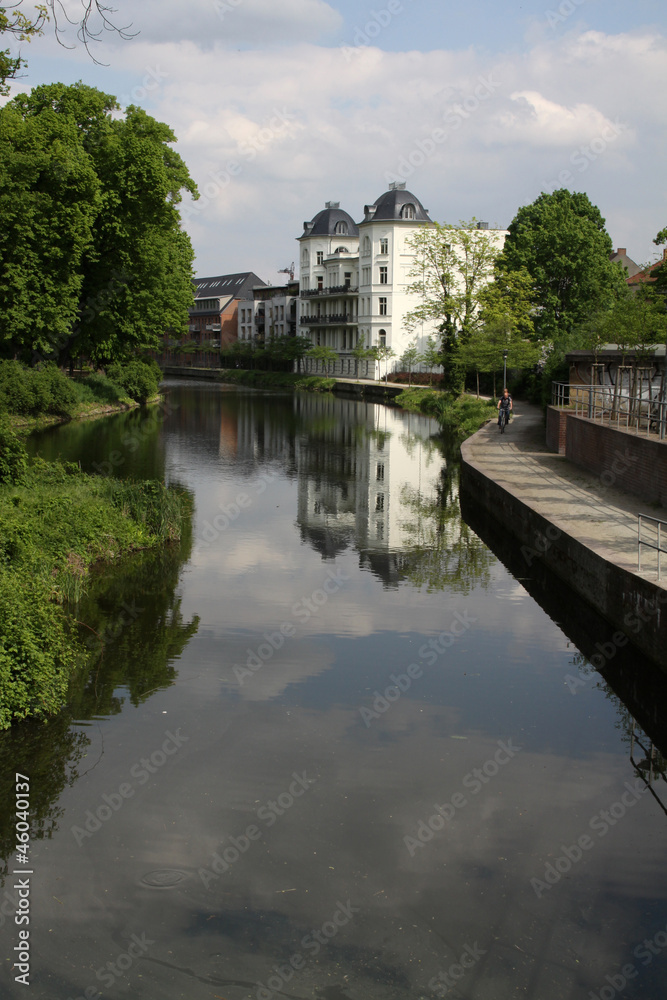 Haus am Ufer des Stadtkanals in Brandenburg a.d. Havel