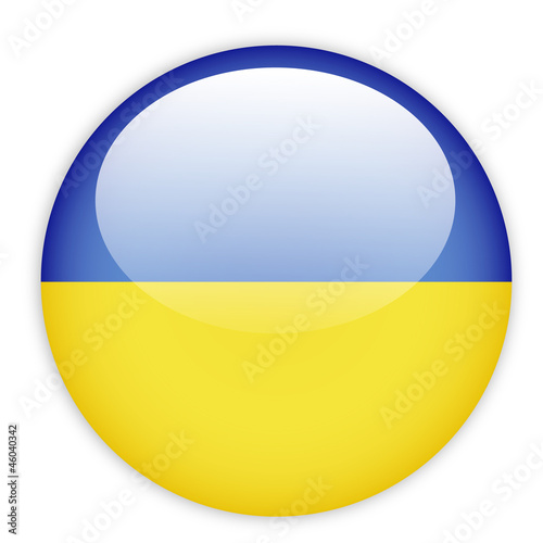 Ukraine flag button