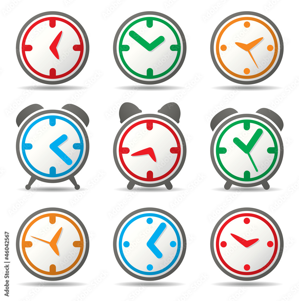 vector clock symbols vector clock symbols