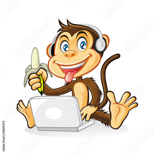 Monkey Laptop