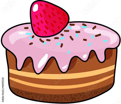 cup cake hand drawn
