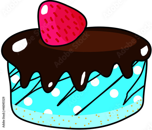 cup cake hand drawn