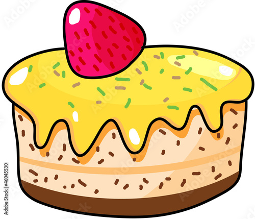 cup cake hand drawn
