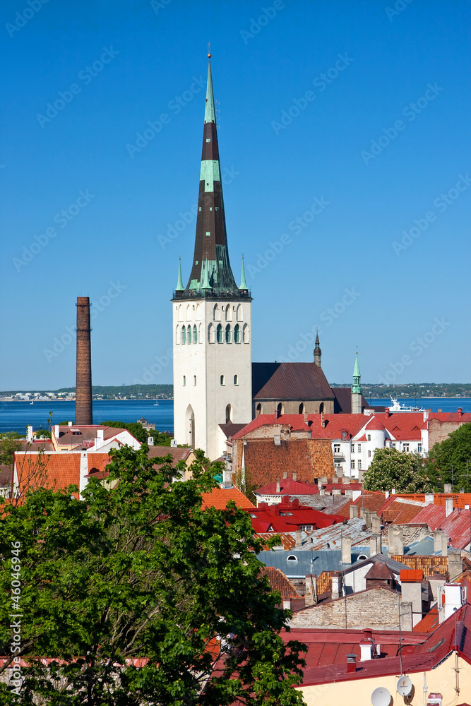 Church St. Olaf in Tallinn, Estonia