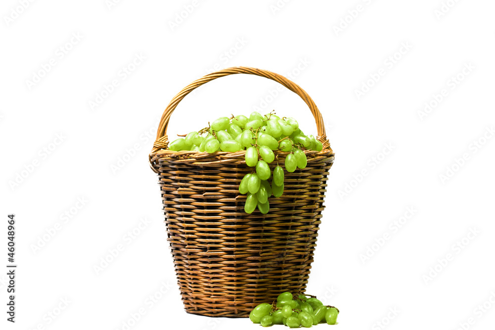 виноград в корзине Stock Photo | Adobe Stock