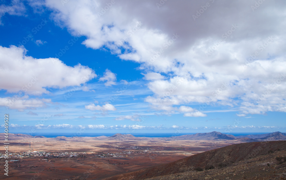 central Fuerteventura, view from El Pinar