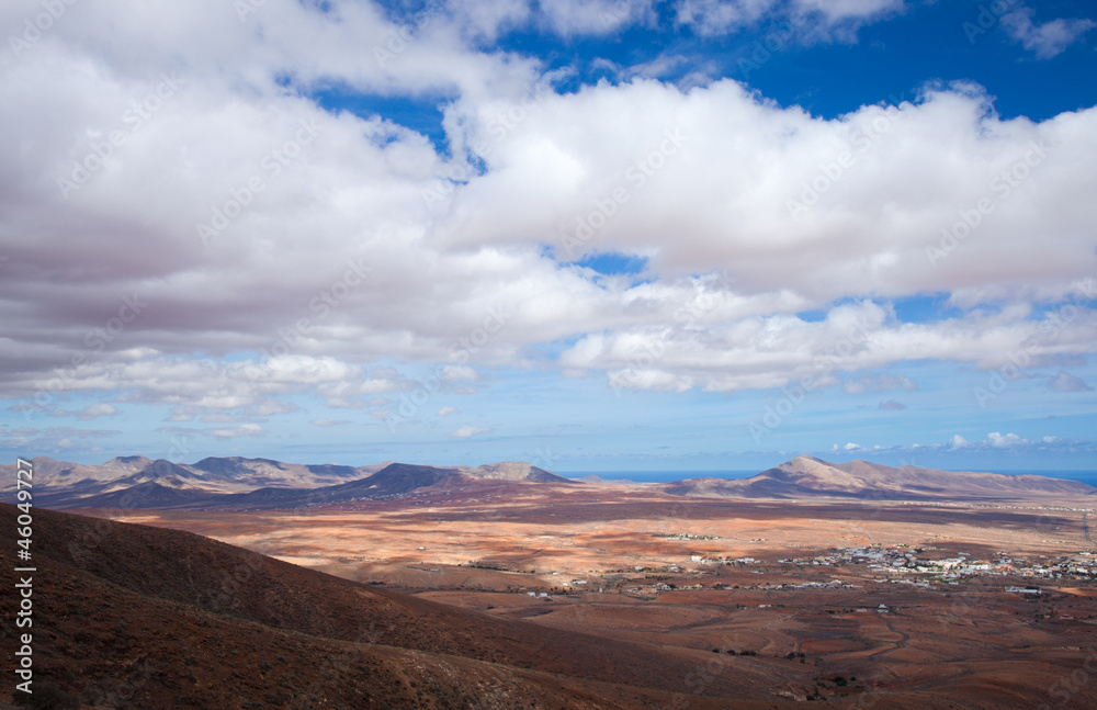 central Fuerteventura, view from El Pinar central Fuerteventura, view from El Pinar