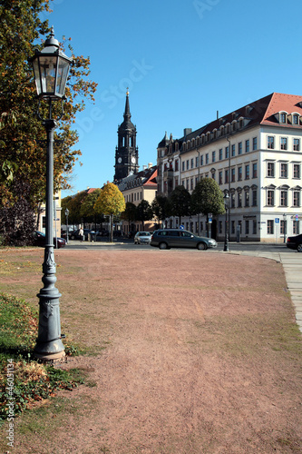 Dresden, Königstraße mit Dreikönigskirche