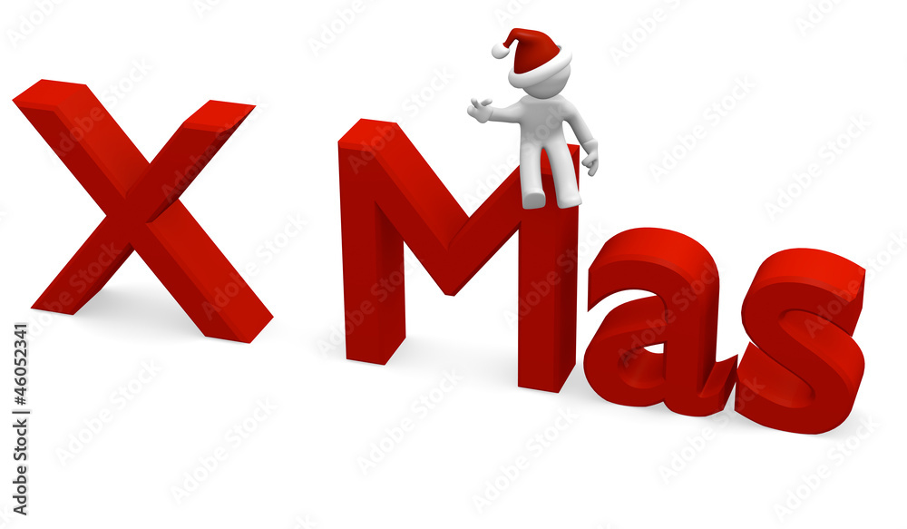 X-mas greetings with Santa Claus X-mas greetings with Santa Claus