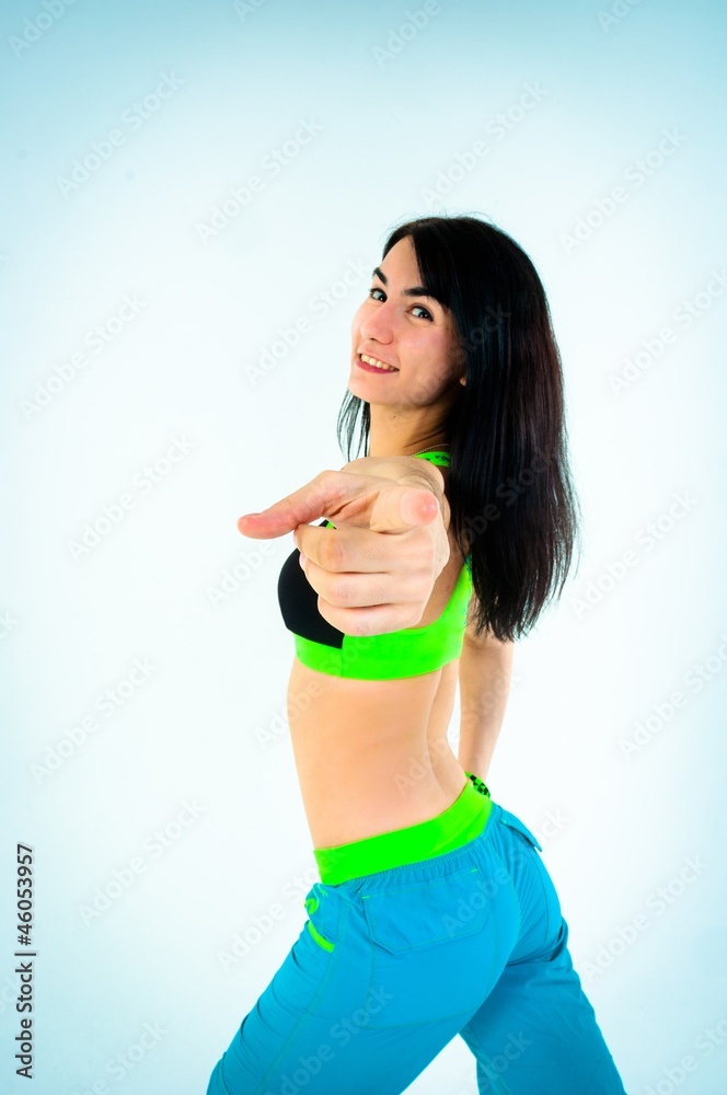 Young instructor girl Young instructor girl