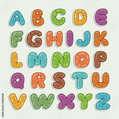 Glossy Cartoon Font
