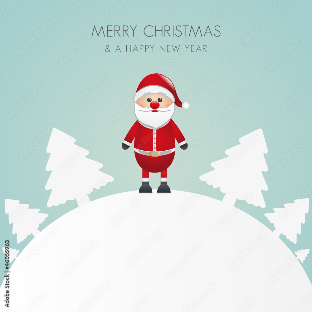 santa claus christmas tree white background world santa claus christmas tree white background world
