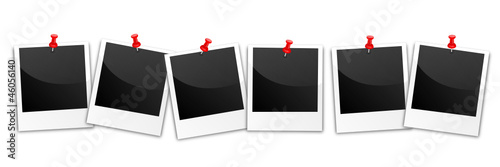 Polaroids in Reihe