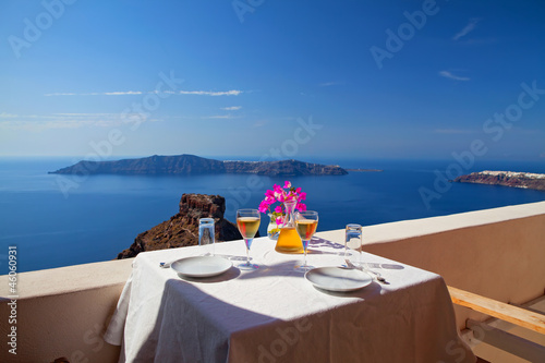 Table above sea for two