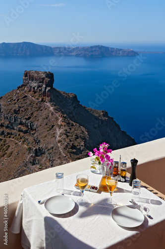 Table above sea for two