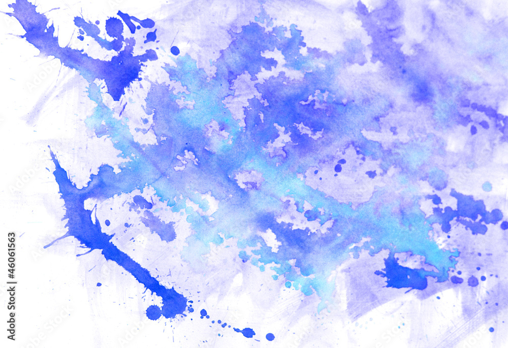 abstract blue watercolor