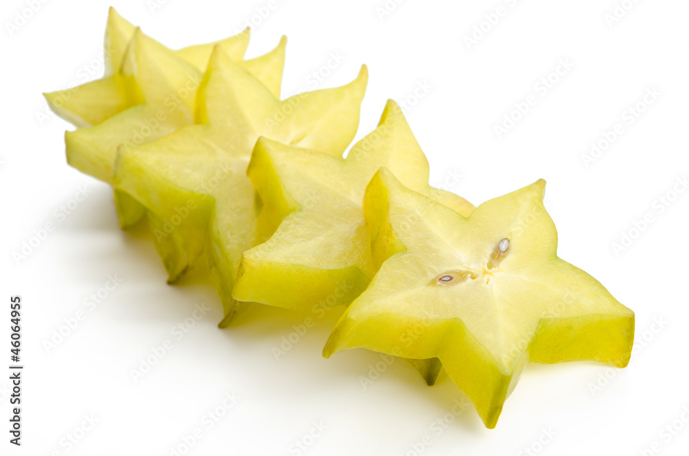 Fototapeta premium Sternfrucht-Scheiben