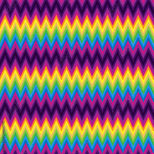 Pattern Retro Zig Zag Chevron Vector