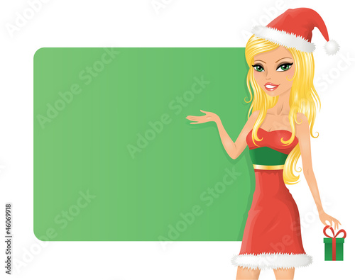 Christmas girl.