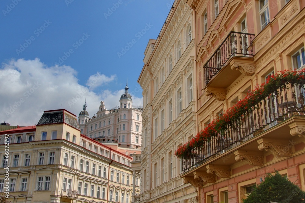 Fototapeta premium immeuble à karlovy vary