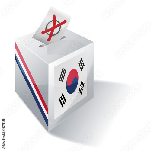 Wahlbox Südkorea