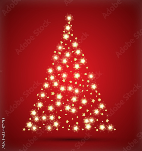 Christmas tree. Vector