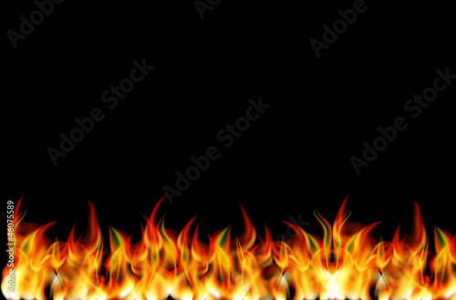 Realistic Fire Vector