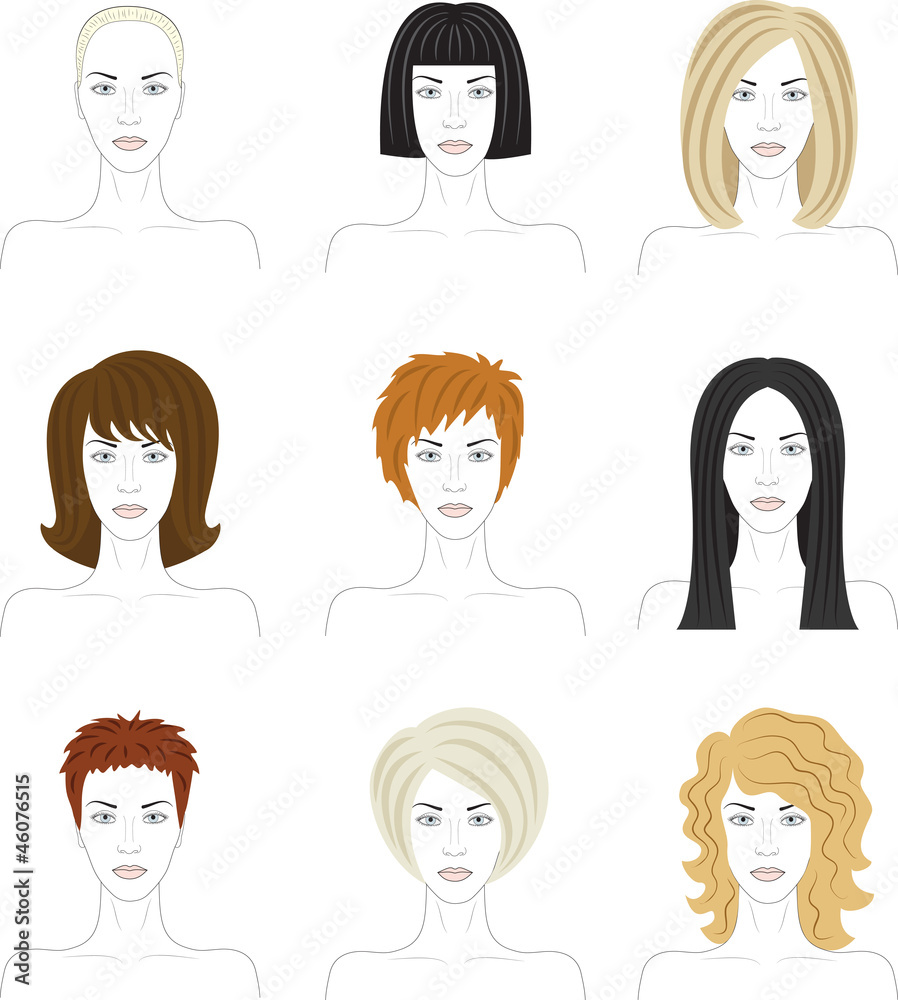 woman faces woman faces