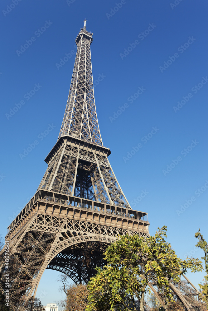 the famous Eiffel Tower
