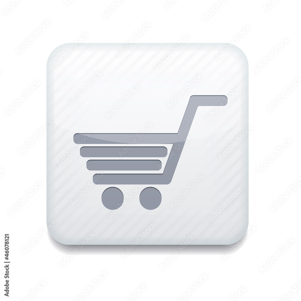 Vector white Shopping icon. Eps10. Easy to edit Vector white Shopping icon. Eps10. Easy to edit