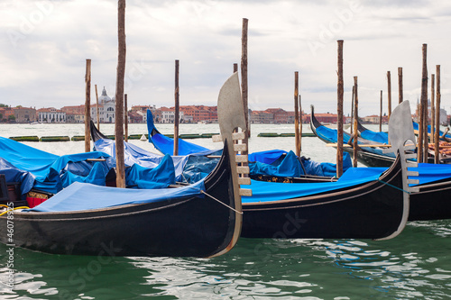 Gondolas in Venice, Italy. © Janis Smits