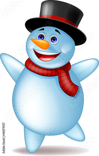 Happy snowman