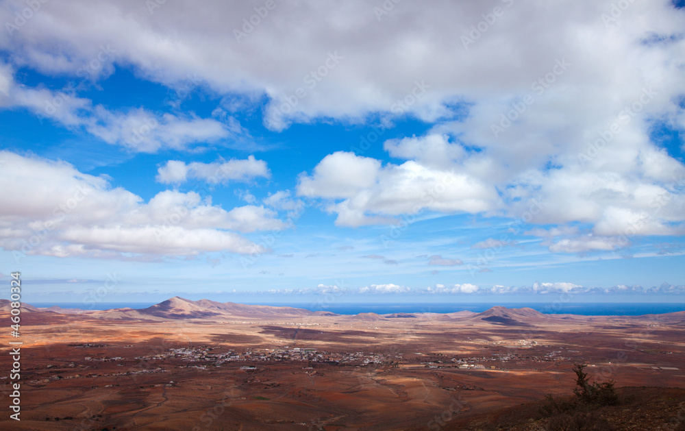 central Fuerteventura, view from El Pinar central Fuerteventura, view from El Pinar