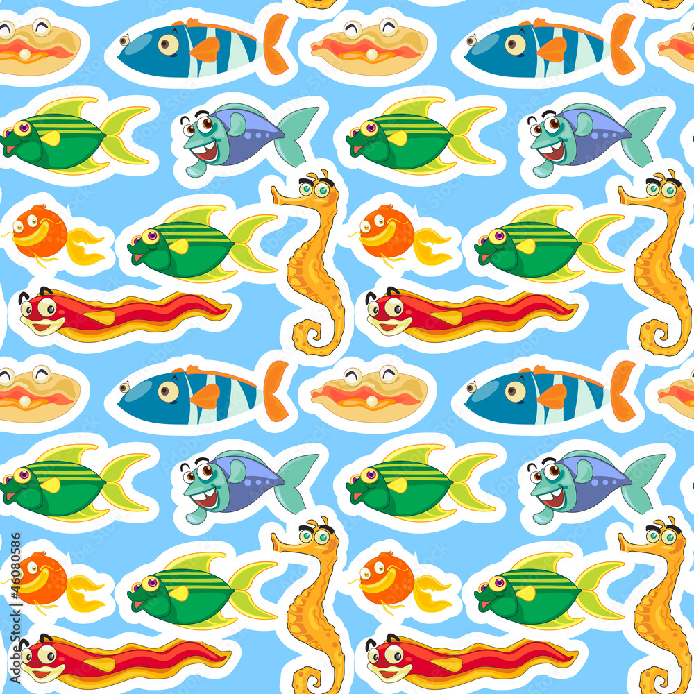 various sea animals