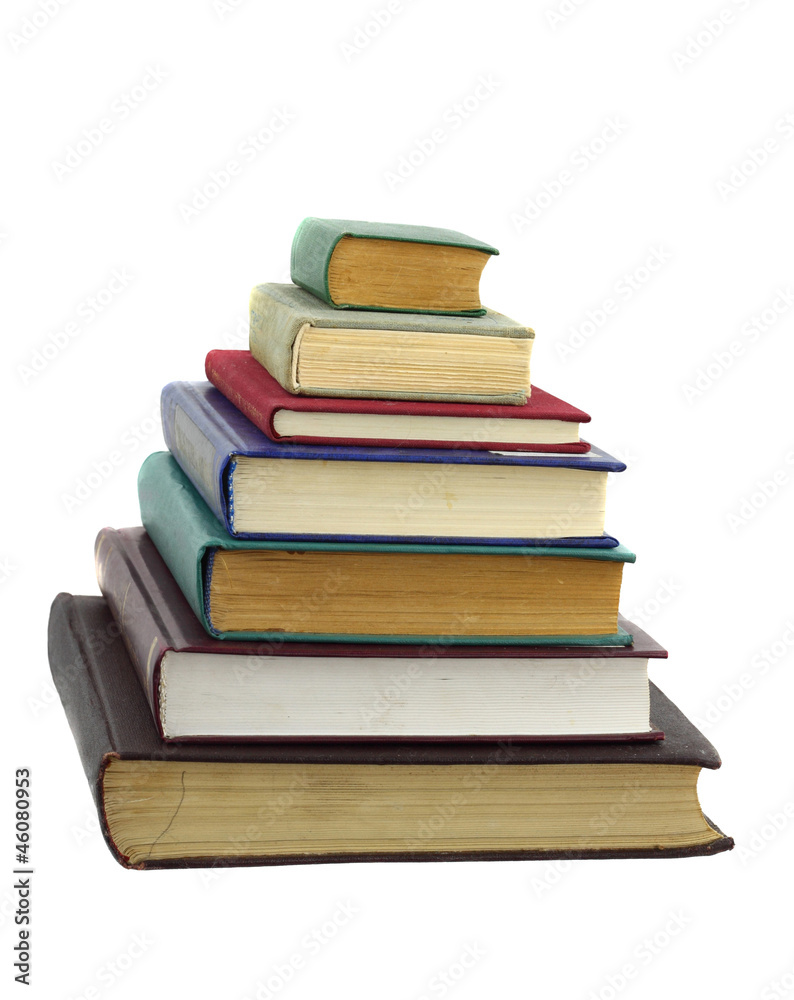 Books in stack Books in stack