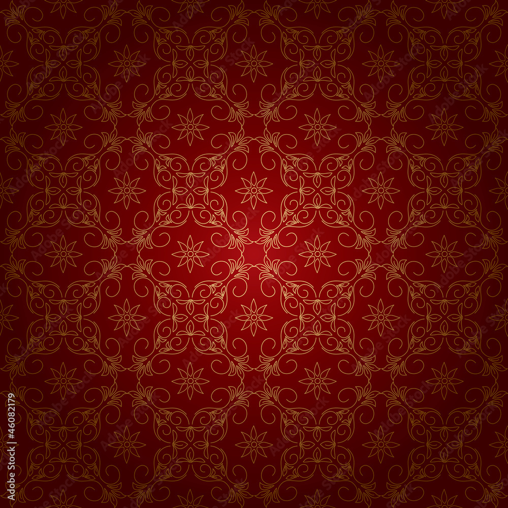 gold and red vintage background