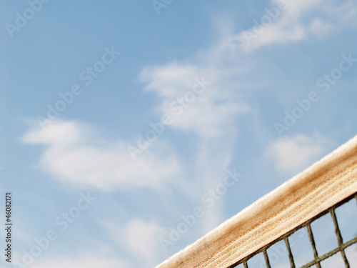 Photos Tennisplatz Netz und Himmel 1