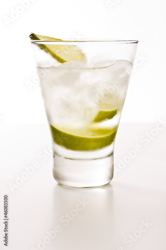 Vodka with lime