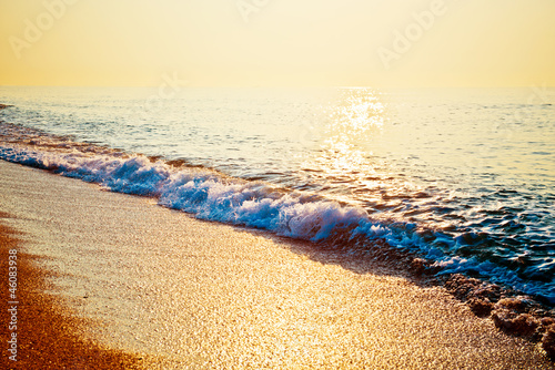 Tranquil Beach Sunrise photo