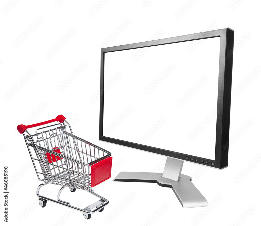 Online shopping concept